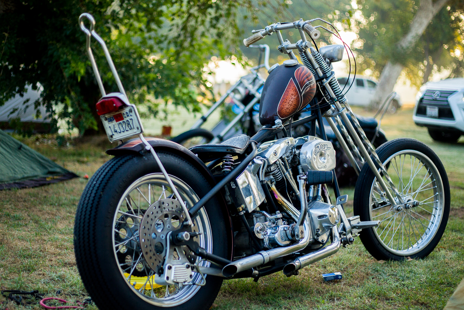 Old School Chopper in the 1960